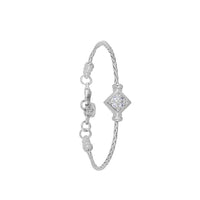 B5702-RF01 Celebration Collection Diamond Shaped Pavé Single Strand Bracelet