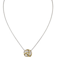 K5278-AF03 Infinity Knot Collection - Pavé Slider Necklace