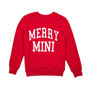 Youth Braided Sweatshirt - Merry Mini