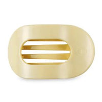 Flat Round Clip - Butter Yellow