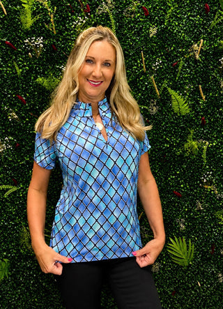 Beachtime Short Sleeve 1/2 Zip Top - WPBL
