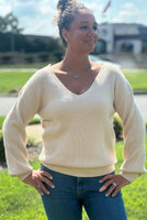Chic, cozy, and on-trend — this Bow Sweater is a must-have for the season! Featuring adorable bow accents, this stylish piece easily transitions from casual to dressy. Whether you're pairing it with your favorite jeans for a laid-back look or dressing it up with tailored pants and boots, this sweater adds a feminine touch to any outfit. Soft, comfortable, and effortlessly cute — it’s sure to become a go-to in your wardrobe.
