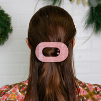 Flat Round Clip - Berry Cozy
