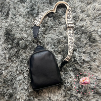 Ellen Guitar Strap Sling Bag - Black
