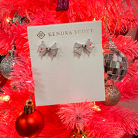 Sophisticated and oh-so-sweet, you’ll be styling the Blair Silver Bow Small Stud Earrings in Iridescent Drusy all season long. A daintier iteration of our Blair Bow Stud Earrings, this sweet style elevates the bow shape with a contemporary, linear design and dazzling drusy stones.