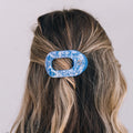 Flat Round Clip - Blue Lagoon
