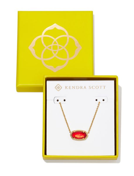 Boxed Elisa Gold Pendant Necklace in Red Illusion
Kendra Scott Necklace