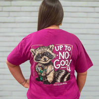 Up to No Good Racoon Tee