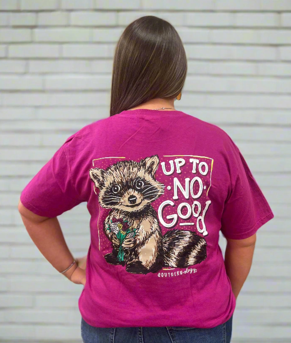 Up to No Good Racoon Tee