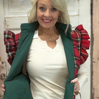 Jefferies Quilted Vest - Red