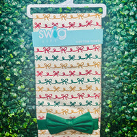 Christmas Bows Tea Towel