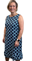 SPX4579 Midi Sleeveless Ruffle Trim Dress - MDNT
