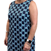 SPX4579 Midi Sleeveless Ruffle Trim Dress - MDNT