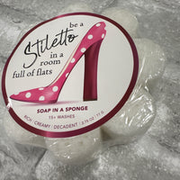 Stiletto - Soap in a Sponge