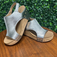 Carley - Silver Crackle