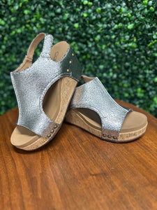 Carley - Silver Crackle
