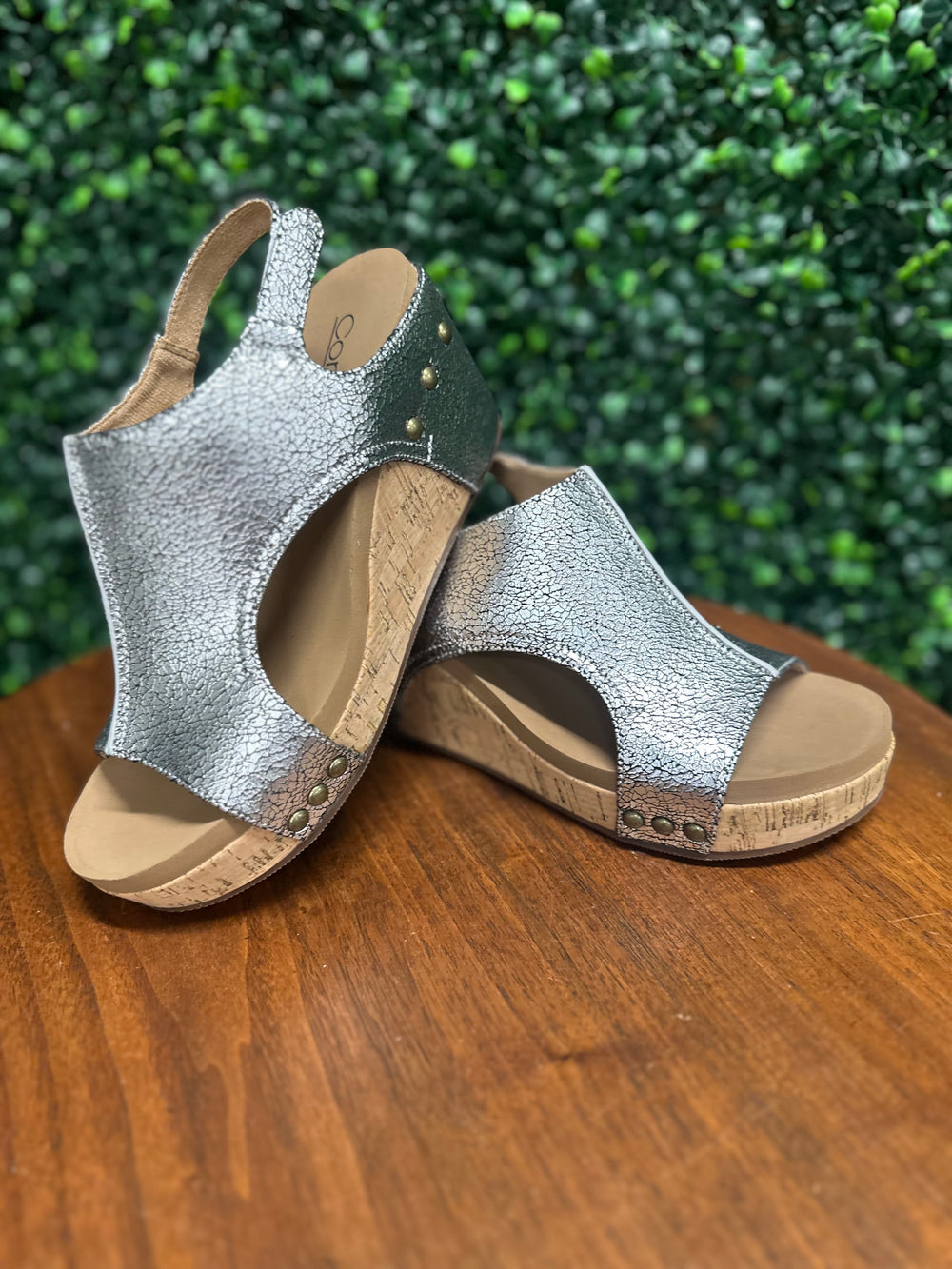Carley - Silver Crackle