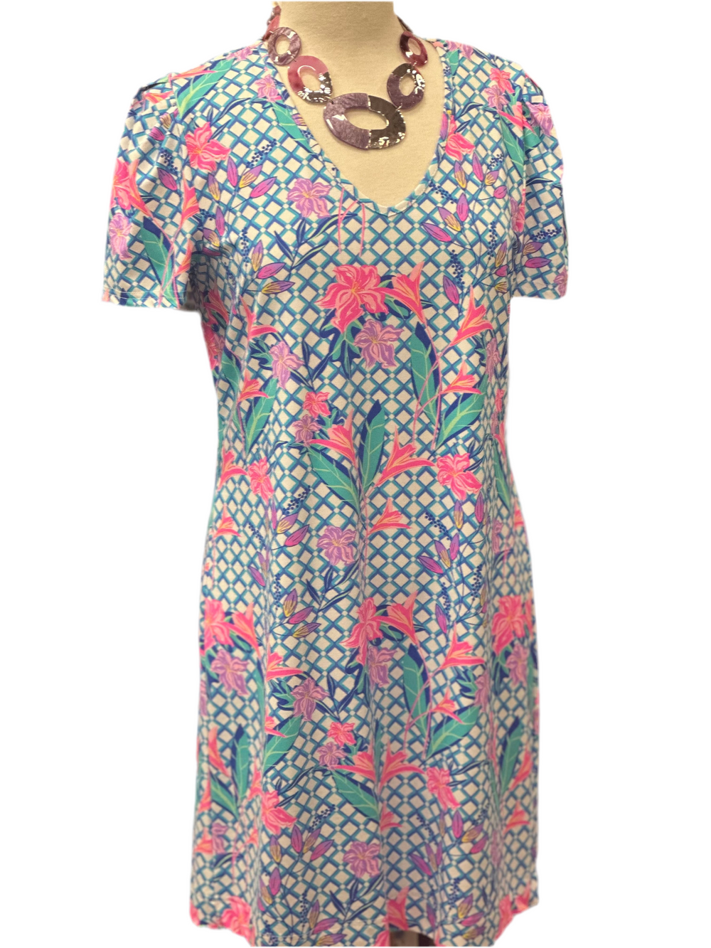 SPX4552 Puff Sleeve Dress - TRFL