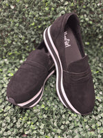 Sheesh - Black Faux Suede
