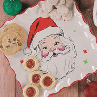 Ceramic Plate - Santa