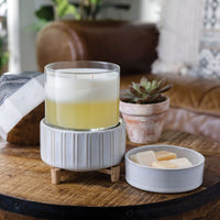 Ceramic & Wood 2-in-1 Classic Fragrance Warmer
