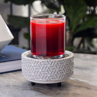 Stone Hexagon 2-In-1 Classic Fragrance Warmer
