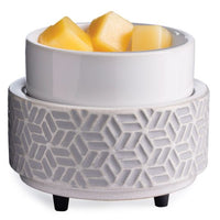 Stone Hexagon 2-In-1 Classic Fragrance Warmer
