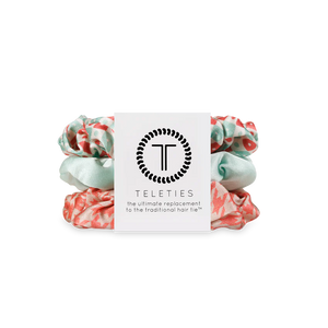 Silk Scrunchie - Calming Coral