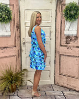 Turn heads in the Lulu-B Cha Cha Dress! Sleeveless with ruffle details, UPF50 sun protection & a flattering fit. Pre-shrunk, 92% nylon/8% spandex. Bestseller!
