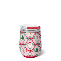 Christmas Cameos - Stemless Wine Cup 12oz