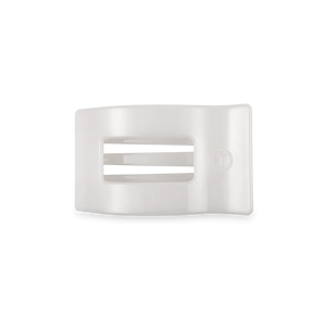 Rectangle Flat Clip - Coconut White