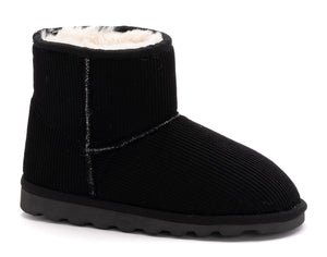 Comfort Boot - Black Corduroy