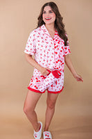 Cherry Bomb Ruffle PJ Set
