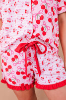 Cherry Bomb Ruffle PJ Set
