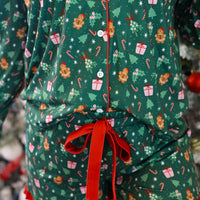 All I Want For Christmas Ruffe Shorts Pajama Set