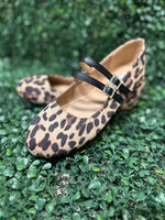Featuring two sleek buckled straps across the foot, these stylish flats offer a secure fit and a touch of edge. The soft faux leather upper and lightly cushioned insole keep your feet comfy all day
