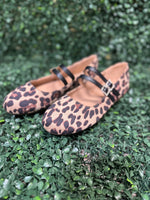 Featuring two sleek buckled straps across the foot, these stylish flats offer a secure fit and a touch of edge. The soft faux leather upper and lightly cushioned insole keep your feet comfy all day

