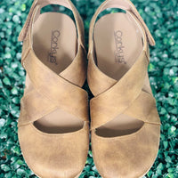 Step Up Your Style with Corky's Case Closed Wedges

Elevate your everyday look with the Corky's Case Closed Shoes. These chic wedges feature a convenient Velcro strap for an adjustable fit and all-day comfort. Crafted in a sophisticated camel faux suede, the crossover strap detail adds a stylish, modern twist that stands out.

✨ Perfect for any occasion—casual to dressy!
👣 Heel Height: 2.5"
👣 Platform Height: 0.75"