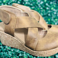 Step Up Your Style with Corky's Case Closed Wedges

Elevate your everyday look with the Corky's Case Closed Shoes. These chic wedges feature a convenient Velcro strap for an adjustable fit and all-day comfort. Crafted in a sophisticated camel faux suede, the crossover strap detail adds a stylish, modern twist that stands out.

✨ Perfect for any occasion—casual to dressy!
👣 Heel Height: 2.5"
👣 Platform Height: 0.75"