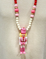 Wooden Nutcracker Necklace - Sweet Candy (SWTBLND)
