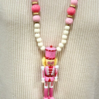 Wooden Nutcracker Necklace - Sweet Candy (SWTBLND)