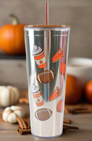 Simply Southern Plastic 26oz Tumbler - Fall Pumpkin
