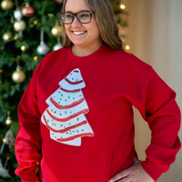 Christmas Tree Snack Cake Sweatshirt