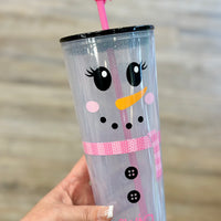 Ms. Frost Plastic Tumbler 24oz
