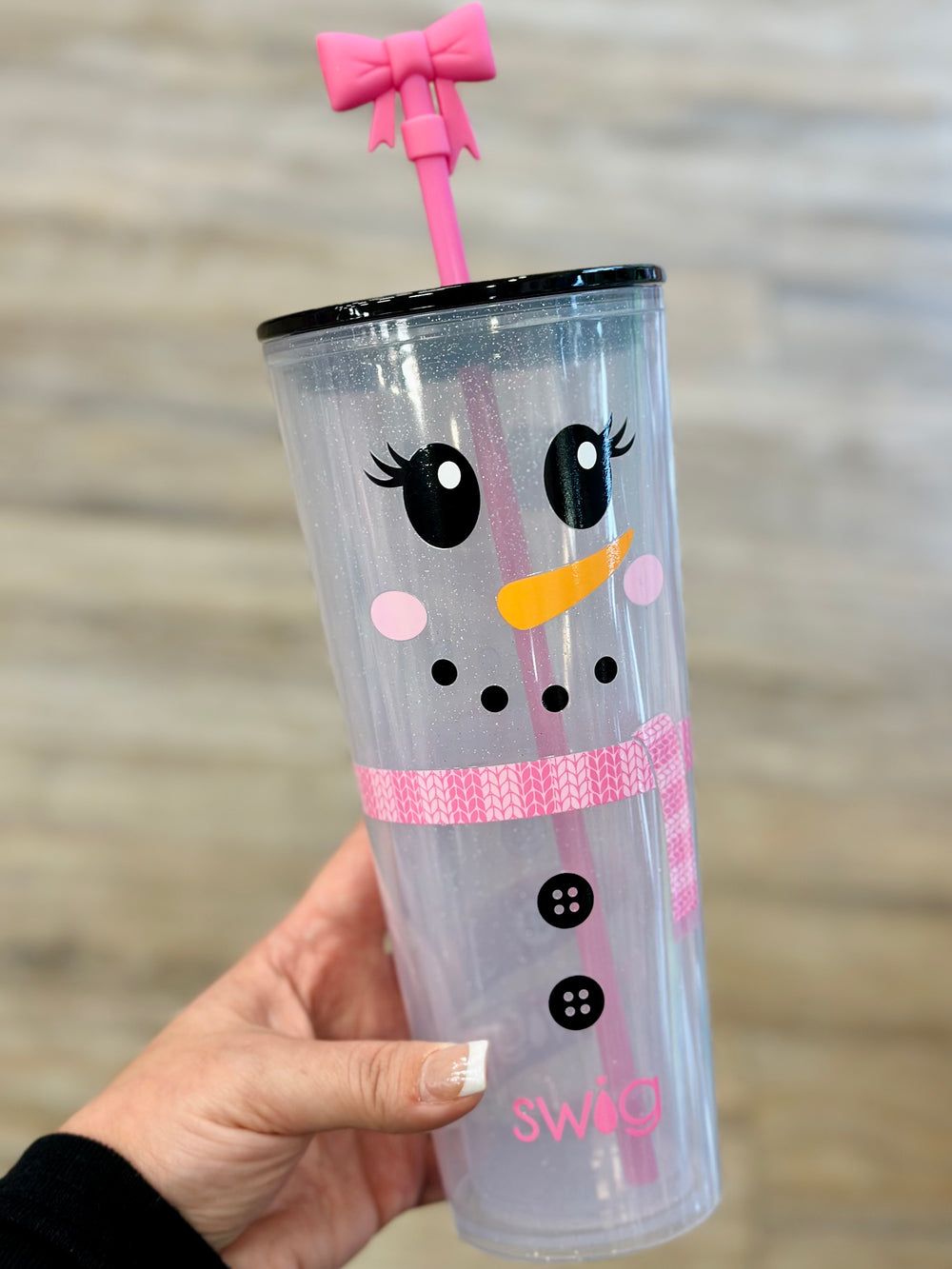 Ms. Frost Plastic Tumbler 24oz