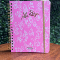 Lilly Pulitzer - Large 17 Month Agenda - Rousseau Pink Cute as Shell