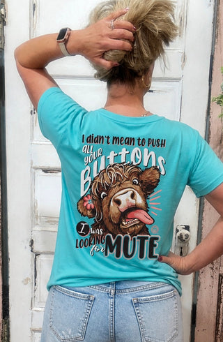 Fun cow graphic tee from Girlie Girl Originals. Quirky, playful design perfect for the girl who stands out from the herd.