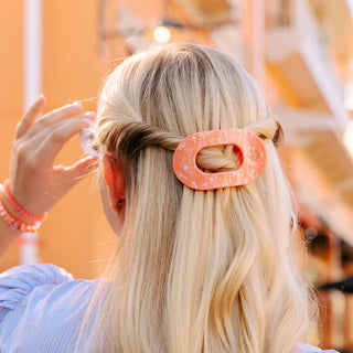 Flat Round Clip - Dreamsicle