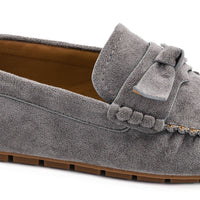 Driving Miss Daisy - Grey Faux Suede