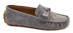 Driving Miss Daisy - Grey Faux Suede
